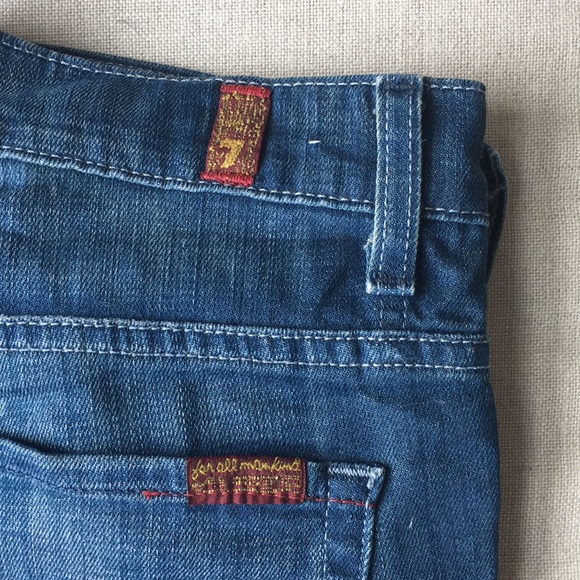 7 For All Mankind High Waist Edie Jeans - Picture 3 of 5